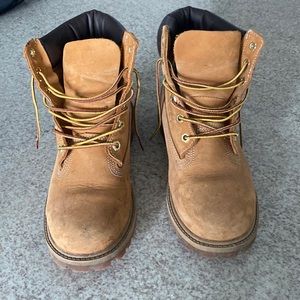 Timberland boots.